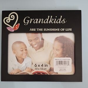 Grandkids Photo Frame - Black
